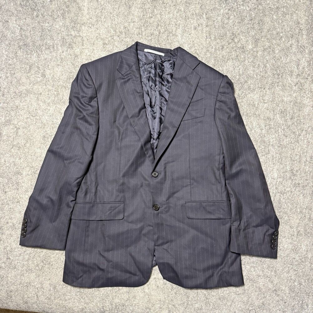 Hickey Freeman Loro Piana Tasmanian Super 130s Wool Blazer Jacket Mens 38 Short